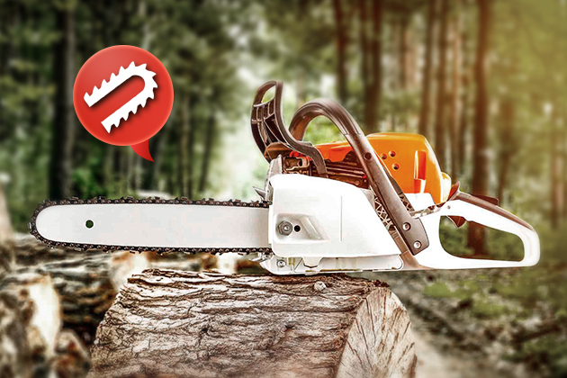 Заточка цепи бензопилы