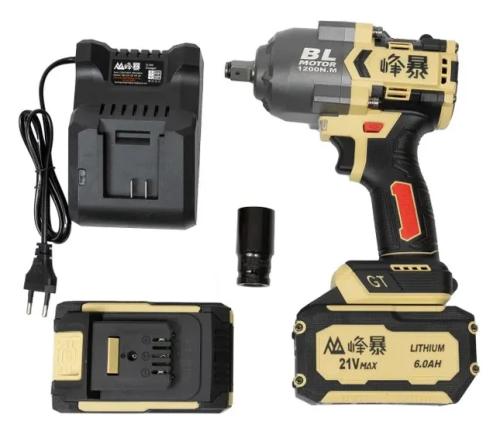 Аккумуляторный гайковерт крутящий момент 1200 Нм