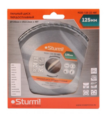 Пильный диск Sturm! 9020-125-22-48T 125х22.2 мм