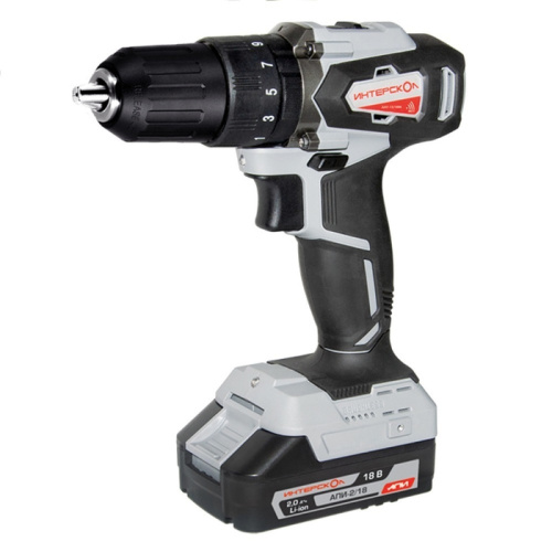 Аккумуляторный шуруповерт 18В, 45 Нм