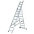 Трехсекционная лестница 3x12 рабочая высота 9.2 м