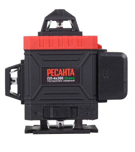 Лазерный нивелир 12 луча, 360 градусов, зеленый