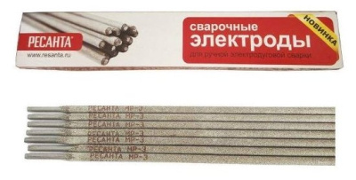 Электроды для ручной дуговой сварки РЕСАНТА МР-3 3мм 1кг