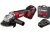 УШМ аккумуляторная 125 мм, 18 В, 2 акб. 4 А*ч