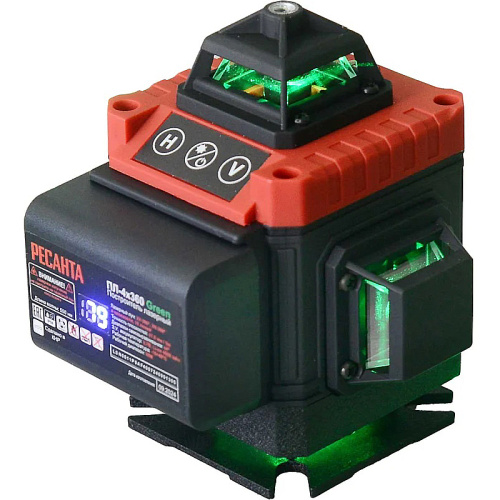 Лазерный нивелир 12 луча, 360 градусов, зеленый